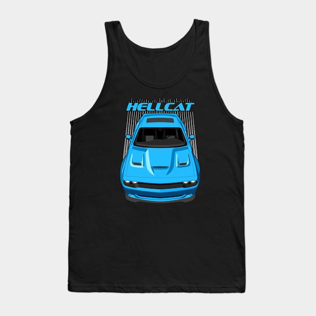 Challenger Hellcat - B5 Blue Tank Top by V8social